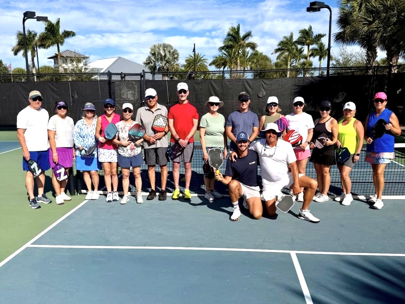 Pickleball clinic at Shoreview at Waterside, Lakewood Ranch