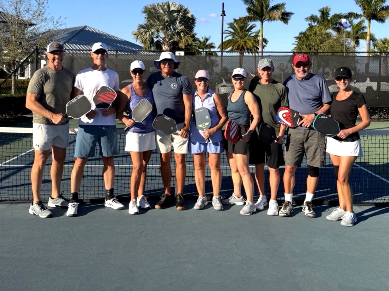 Adult pickleball clinic in Lakewood Ranch