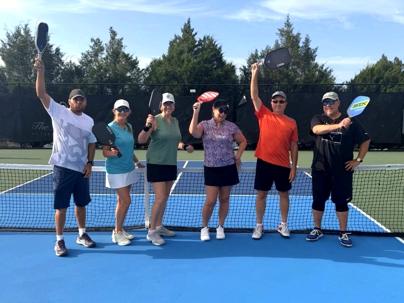 Pickleball clinic at The Lake Club