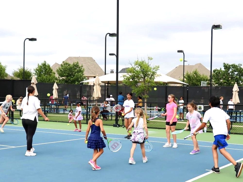 Junior tennis clinic