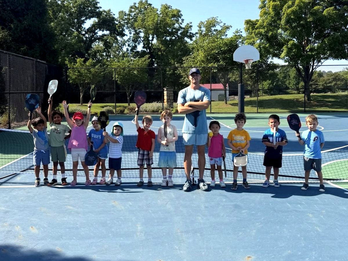 Ready Set Rackets toddler class with a Universal Rackets coach