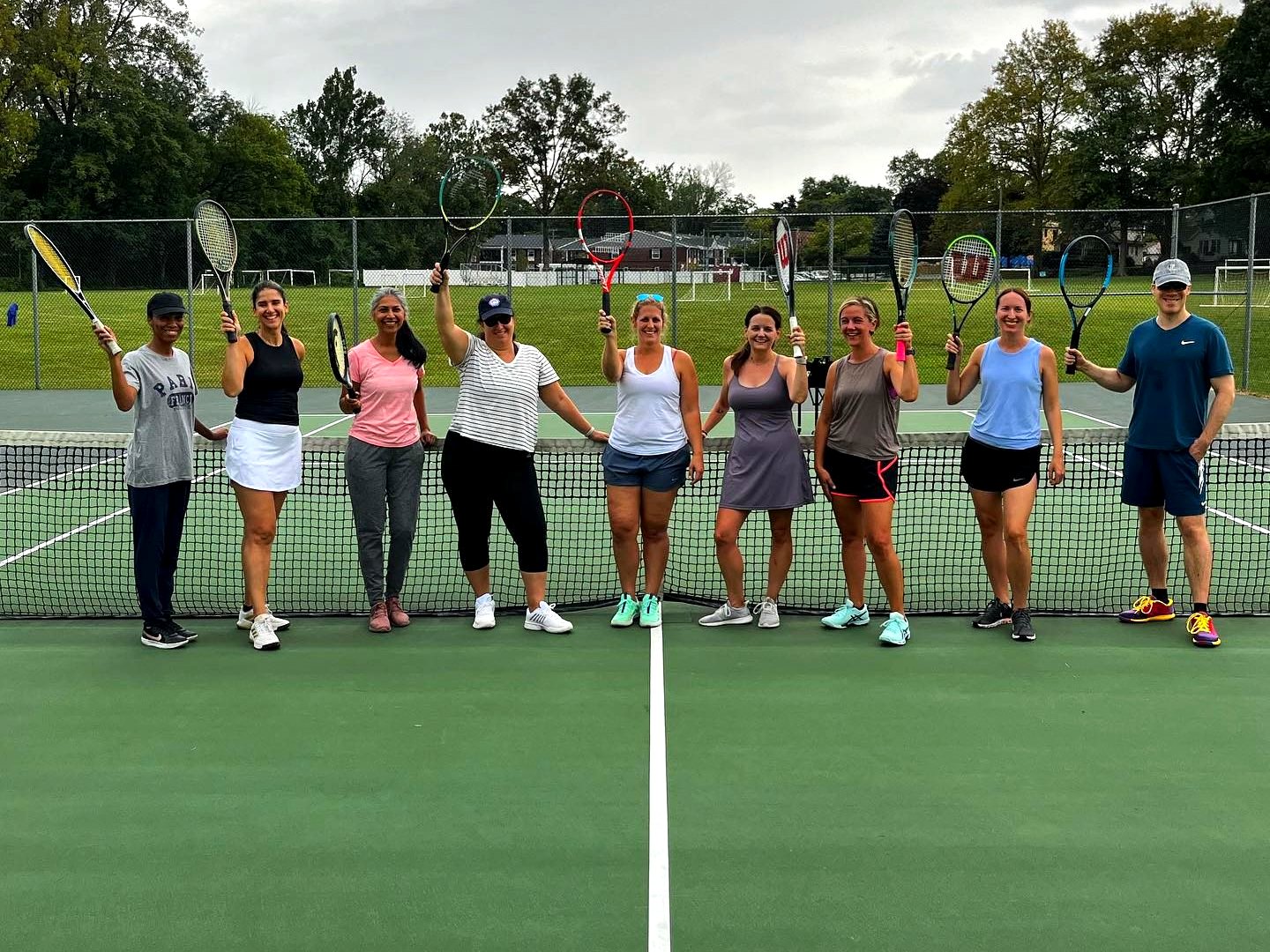 Adult tennis clinic